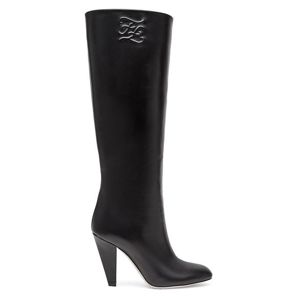 Fendi Show Leather High-Heel Boots Size EU 35.5 $1550 - Picture 1 of 10